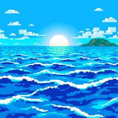 Pixelated Ocean v1