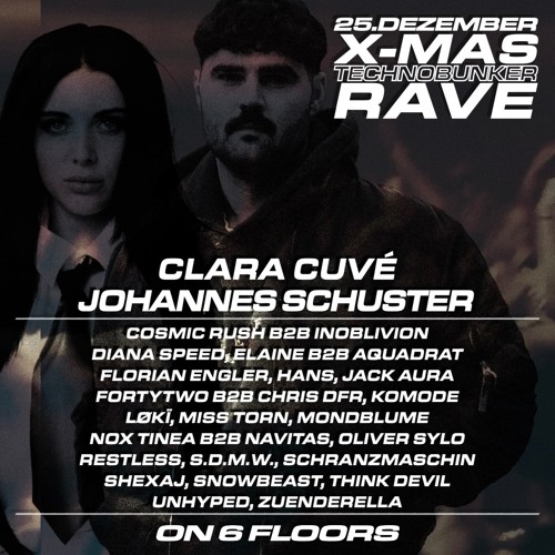 COSMIC RUSH B2B INOBLIVION @ TECHNOBUNKER XMAS RAVE 24 (Part 2)