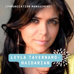 Meet your Prof - Leyla Tavernaro-Haidarian - Communication Management