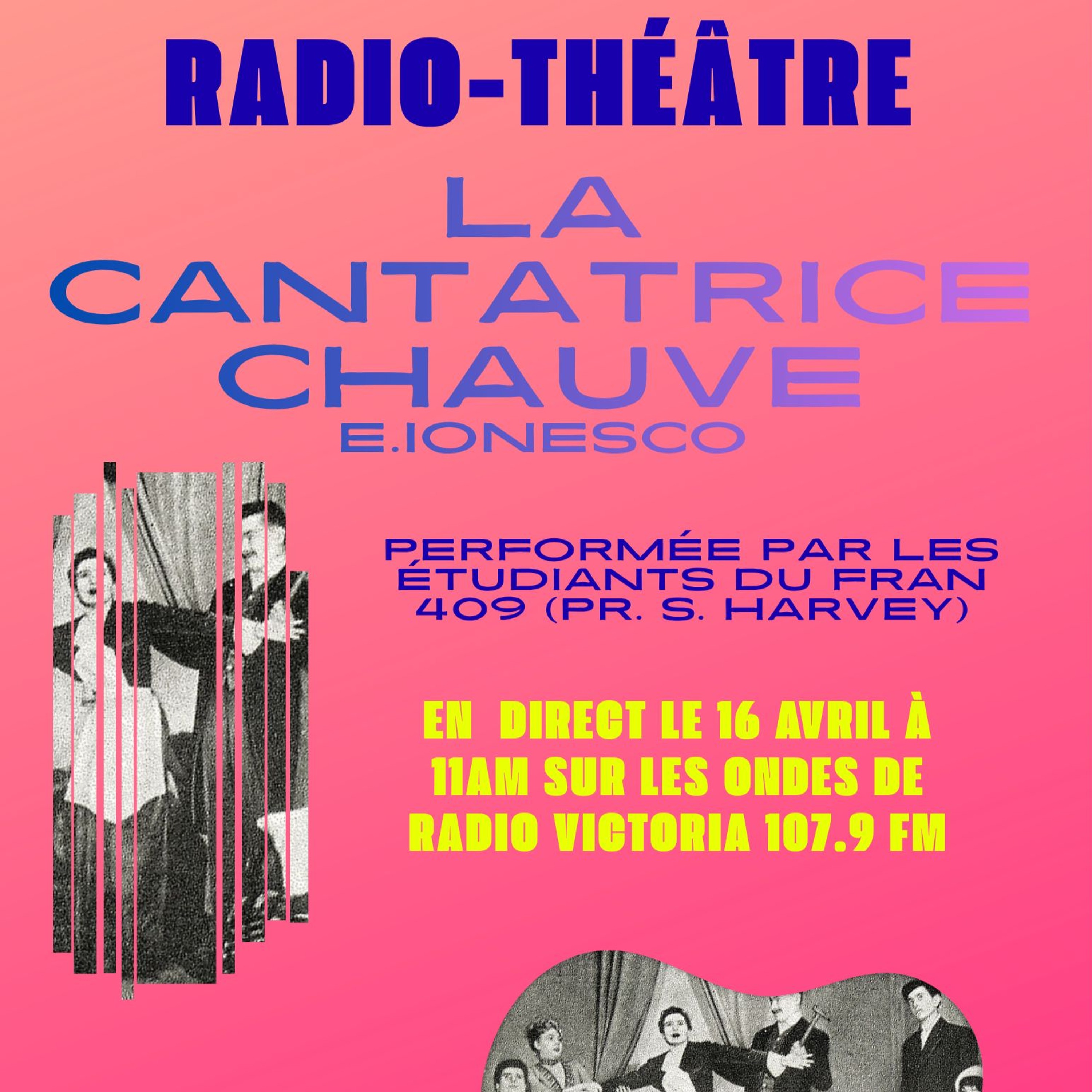 La Cantatrice Chauve de Ionesco - Radio théâtre episode artwork