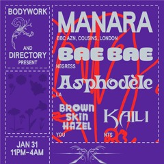 BAE BAE LIVE @ BODYWORK x DIRECTORY (1/31/20)