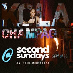 Second Sundays sept14 - Kola Champagne