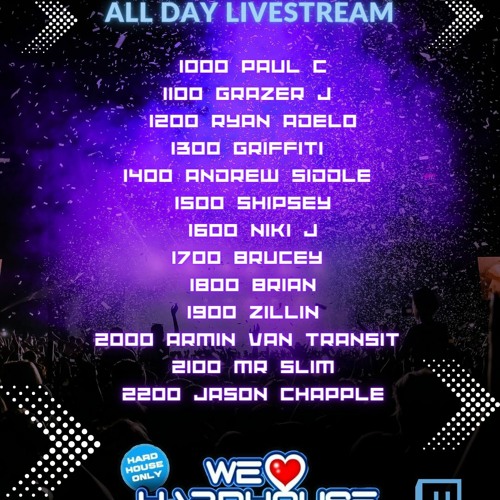 Stream We Love Hardhouse Raid Train 19th August 2023 By Grazer J