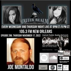 The Outer Realm Welcomes Back Joe Montaldo, November 17th, 2022- Q&A - Alien Abductions