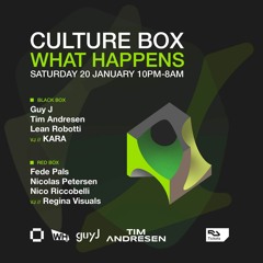 Nico Riccobelli - Main Set at Red Box in Culture Box w/ Guy J 20-01-24