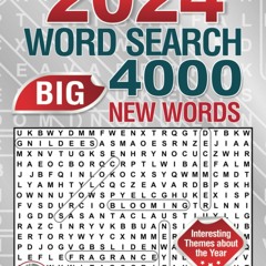 BIG 4000 New Words Word Search for Adults: 100+ Large Print Puzzles with Interesting Themes about t