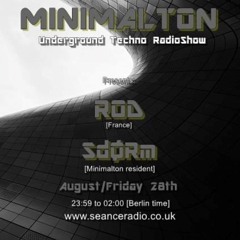 Mix By Rod For RadioShow ' MINIMALTON ' - Sessions # 2 Du 28.08.2020 ' Seanceradio.co.uk' !!!