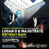 Logan D x Eksman x Basslayerz - Logan D & Majistrate's Bday Bristol 2022 DJ mix artwork - Electronic music tracklist cover image