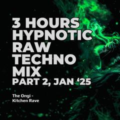 2 of 3 HOUR RAW HYPNOTIC TECHNO MIX 2025 🎧 Mix (Jan. 2025)