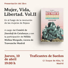 Presentación del libro Mujer, vida y libertad (Vol. II)