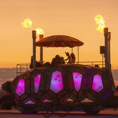 Burning Man Sunrise 2019 - Gold Dust Divas on Steely T