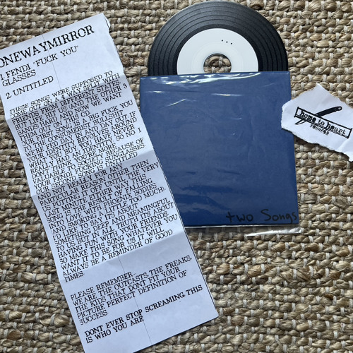 Fendi “Fuck You” Glasses (two songs CD)