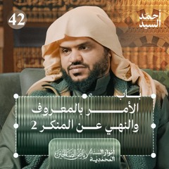 رياض الصالحين 42 | باب في الأمر بالمعروف والنهي عن المنكر 2 | أنوار السنة المحمدية | أحمد السيد