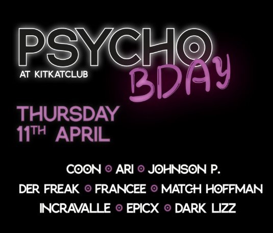 CooN @ Psycho @ KitKat Club 11.4.24
