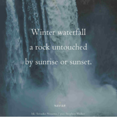 winter waterfall NaviarHaiku607
