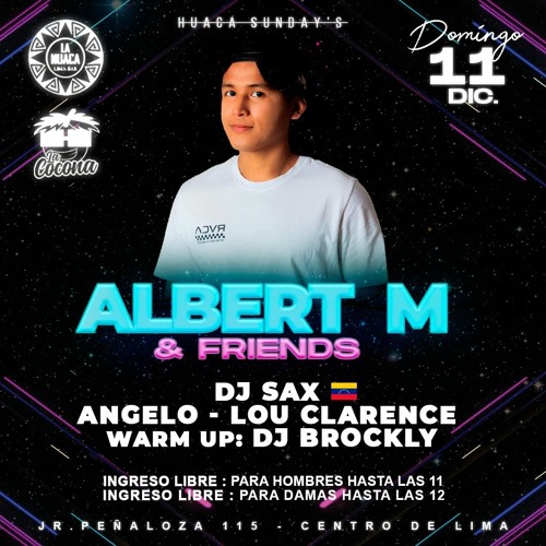 Albert M Dj Set en La Huaca Lima Bar , 2022, Perú.