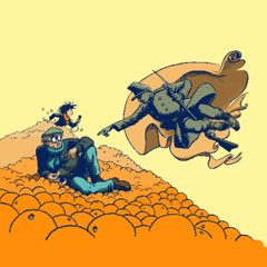 La statue du Sergent Blandan