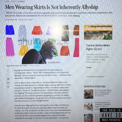 Men Wearing Skirts Is Not Inherently Allyship [Bonus Track]