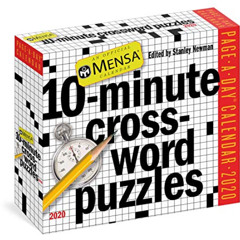 View PDF ✉️ Mensa 10-Minute Crossword Puzzles Page-A-Day Calendar 2020 by  Workman Ca