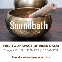 Intro for LiveStream Breath Based Sound Experience Sunday July 12, 2020
