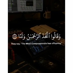 وقالوا إتخذ الرحمن ولداً ~ القارئ علي صلاح عمر🤍