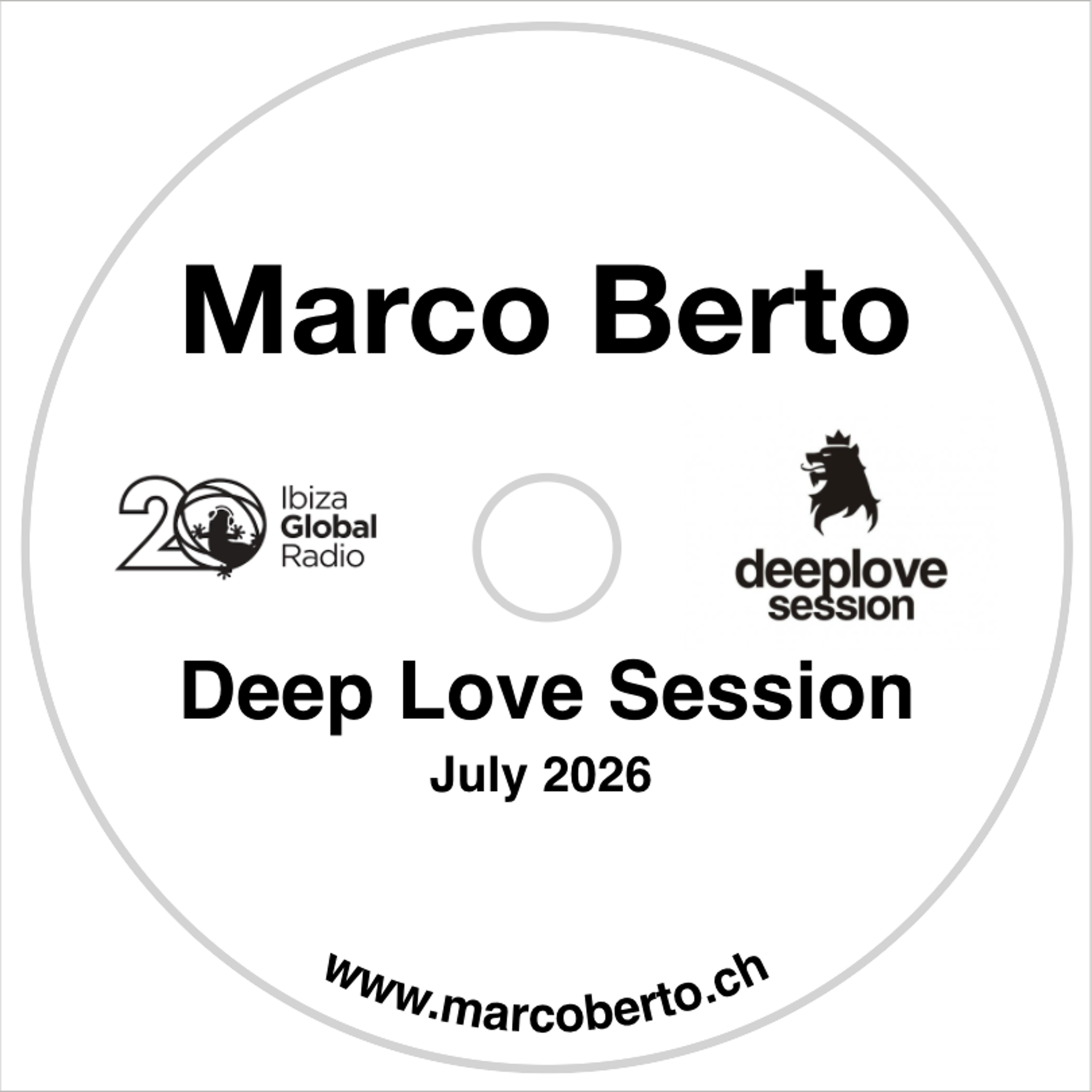 Ibiza Global Radio - Marco Berto - Deep Love Session - July 26 episode artwork
