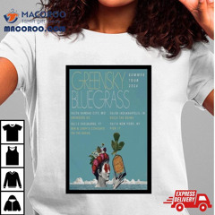 Greensky Bluegrass Summer Tour 2024 Event Poster Shirt