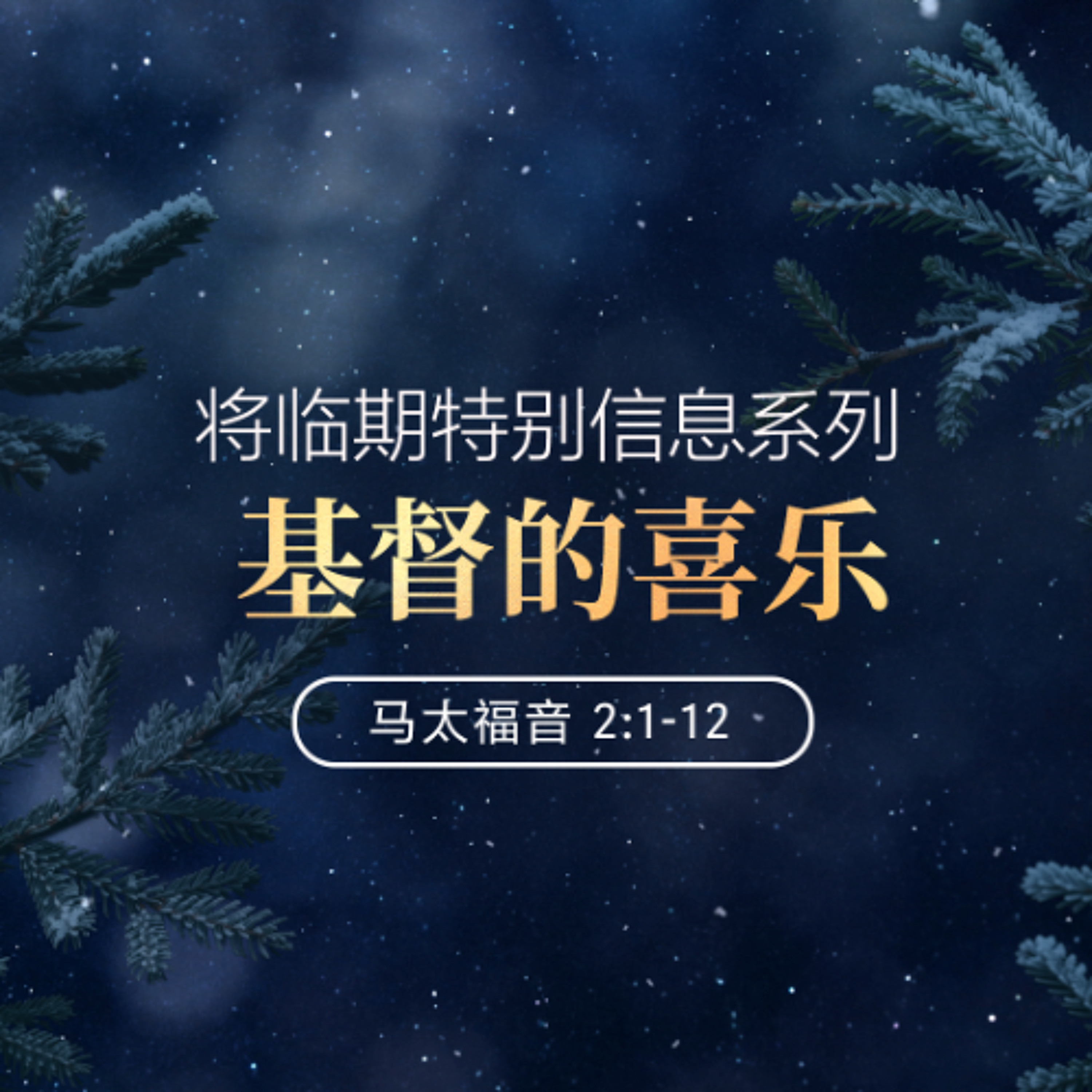 12/14/2025 【将临期特别信息】基督的喜乐（太 2:1-12） —— 王唯权 牧师