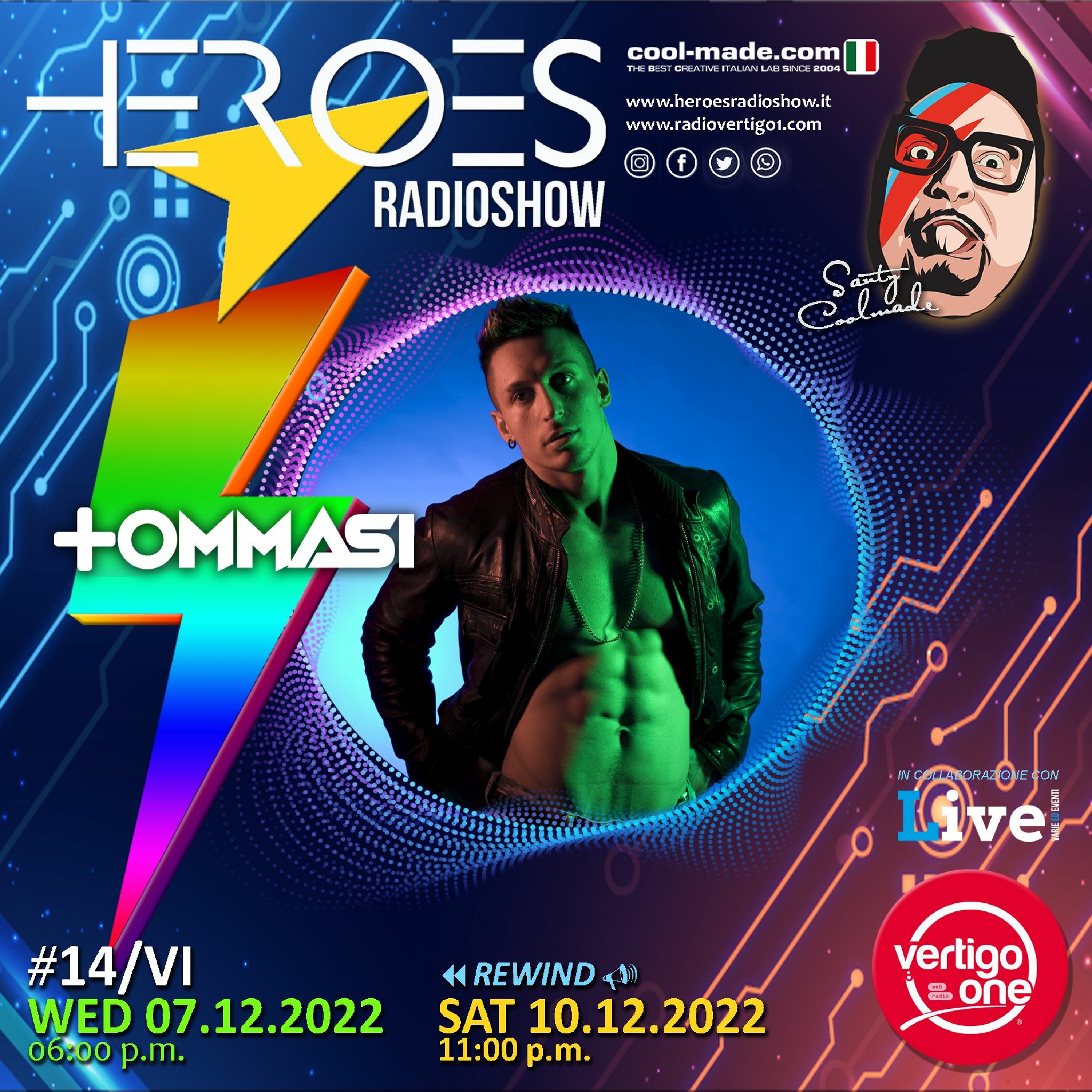 #14/2022-23> HEROES RadioShow - Special Guest  MAURO TOMMASI episode artwork