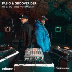 Fabio & Grooverider - 07 October 2022