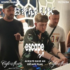 BPM UK - Cafe Del Mar - Escape Travel // House & Garage Set - Sat 19/10/24