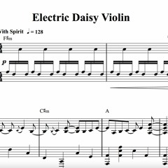 Electric Daisy Violin Piano Solo