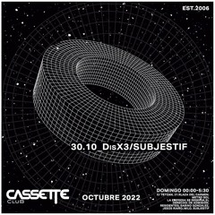 DisX3 DJ Set at Cassette Club Madrid