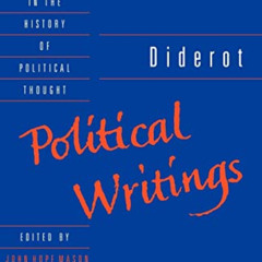 Read KINDLE 📩 Diderot: Political Writings (Cambridge Texts in the History of Politic