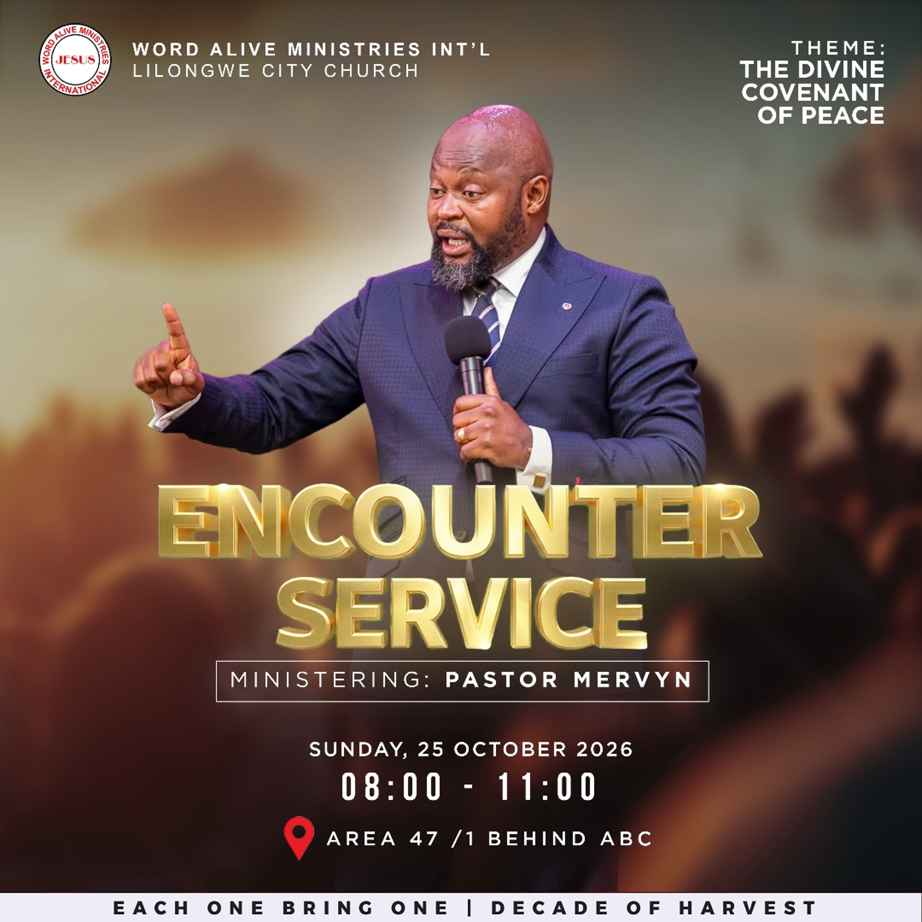 The Peace in Tribulations | Pastor Mervyn | 25 Oct 2026