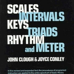 READ [PDF] Scales, Intervals, Keys, Triads, Rhythm, and Meter: A Self Instruction Program (Nort