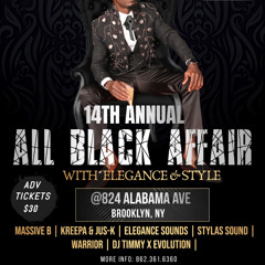 DANGER VYBZ 14TH ANNUAL ALL BLACK AFFAIR PROMO BY DJ TIMMY X EVOLUTION