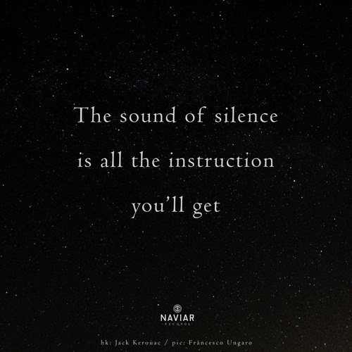 The Sound Of Silence ¨(Naviarhaiku 548  )