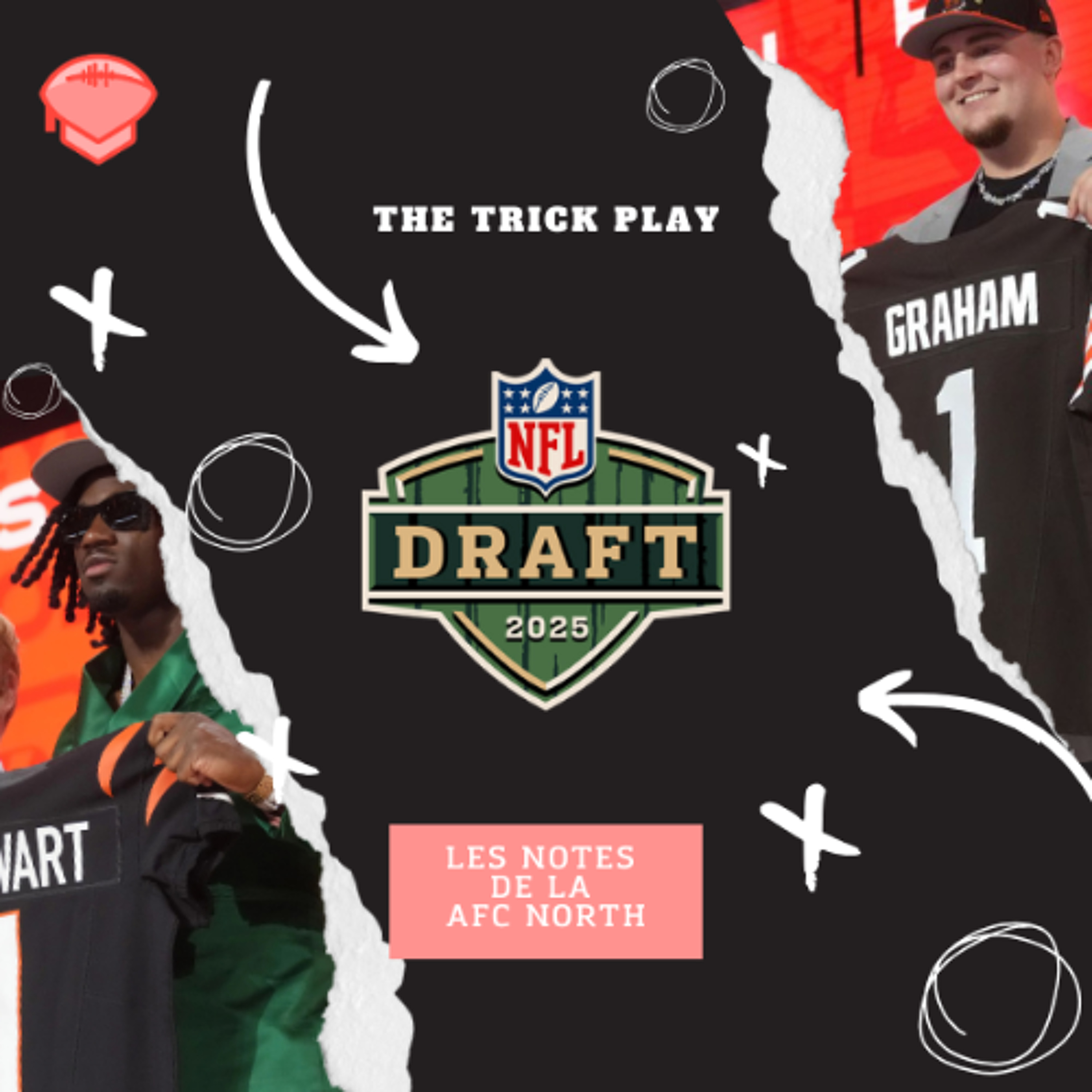 On note la draft 2025 des équipes de l’AFC North