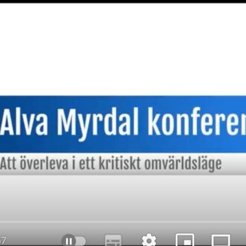 Reflektioner från Alva Myrdalkonferensen om kärnvapen juni 2024