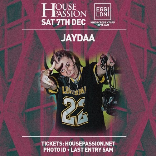 Jaydaa LIVE SET #HousePassion 7/12/24 @ Egg LDN
