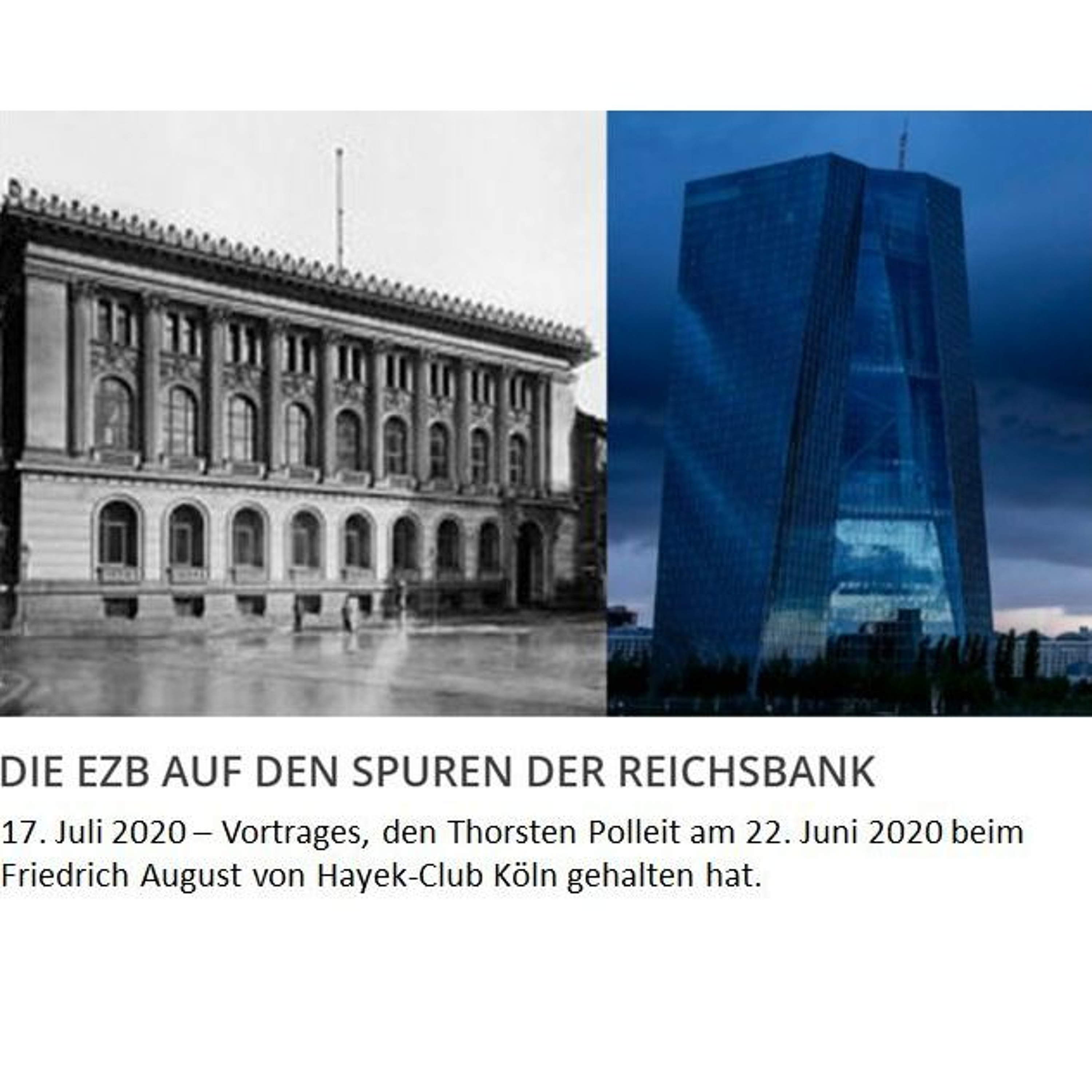 Die EZB auf den Spuren der Reichsbank