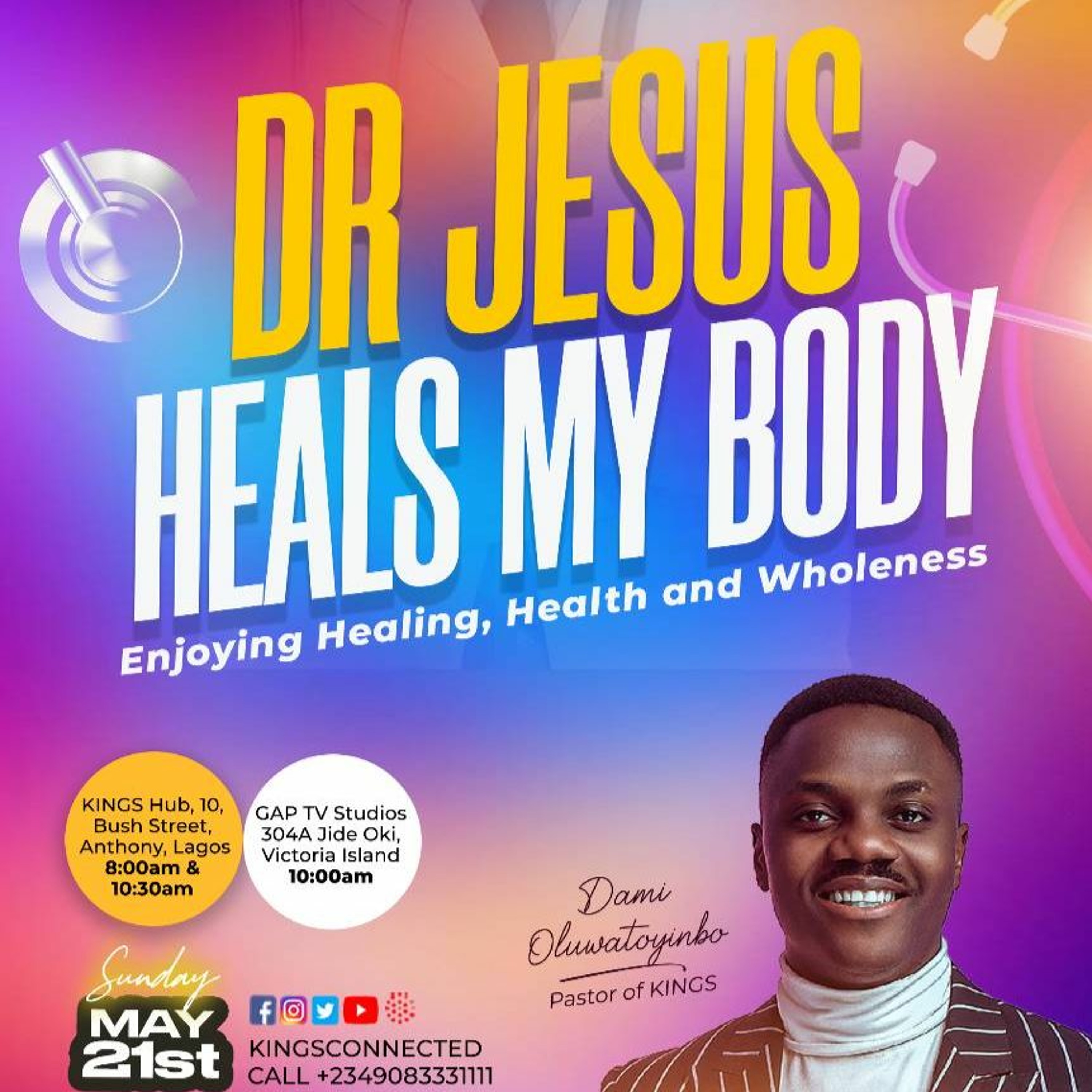 DR. JESUS HEALS MY BODY: Enjoying Healing, Health and Wholeness - Island Centre