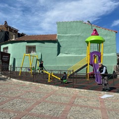The Ahdan at 10:33 AM and the Kids Playing on Playground - April 8