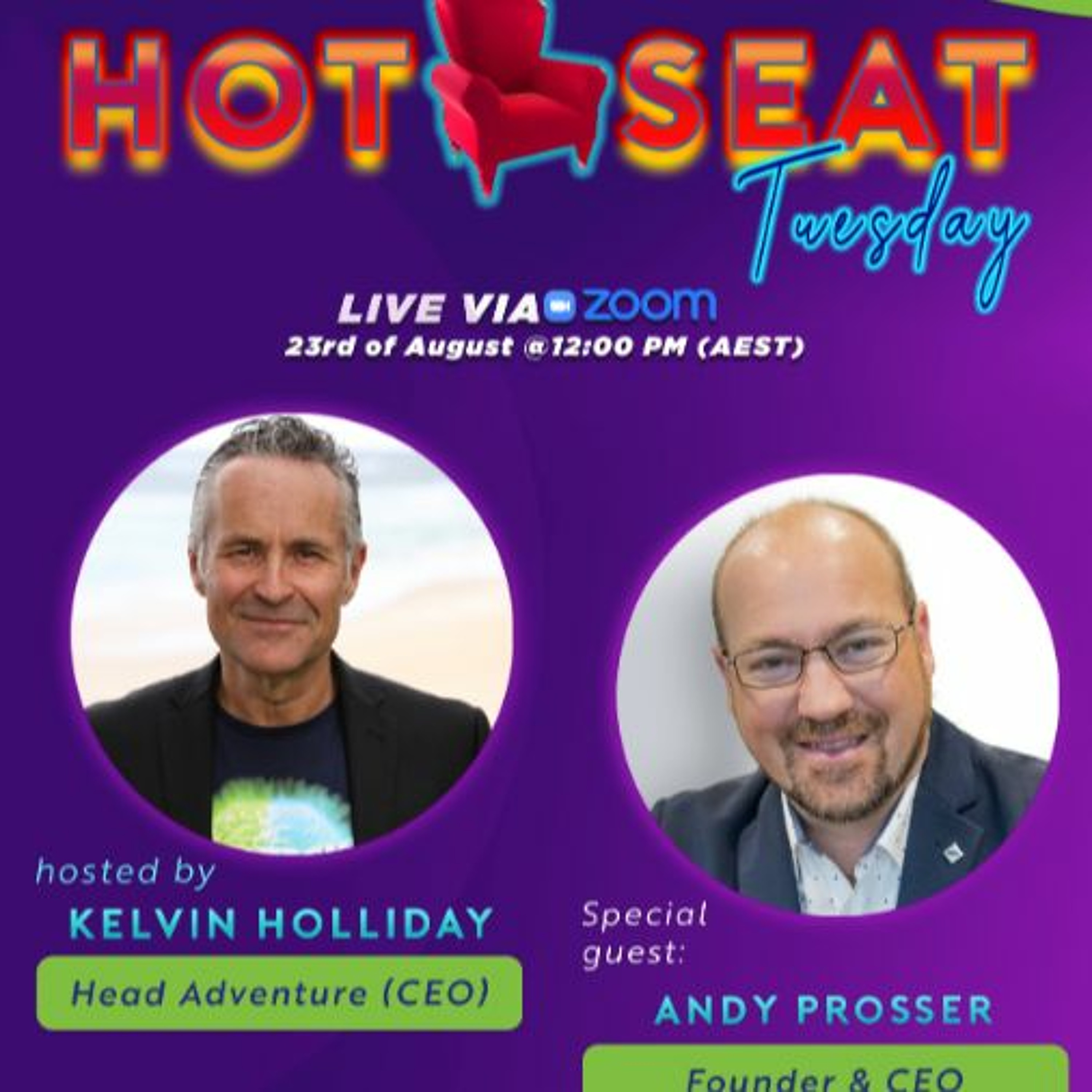 Hot Seat Andy Prosser episode artwork