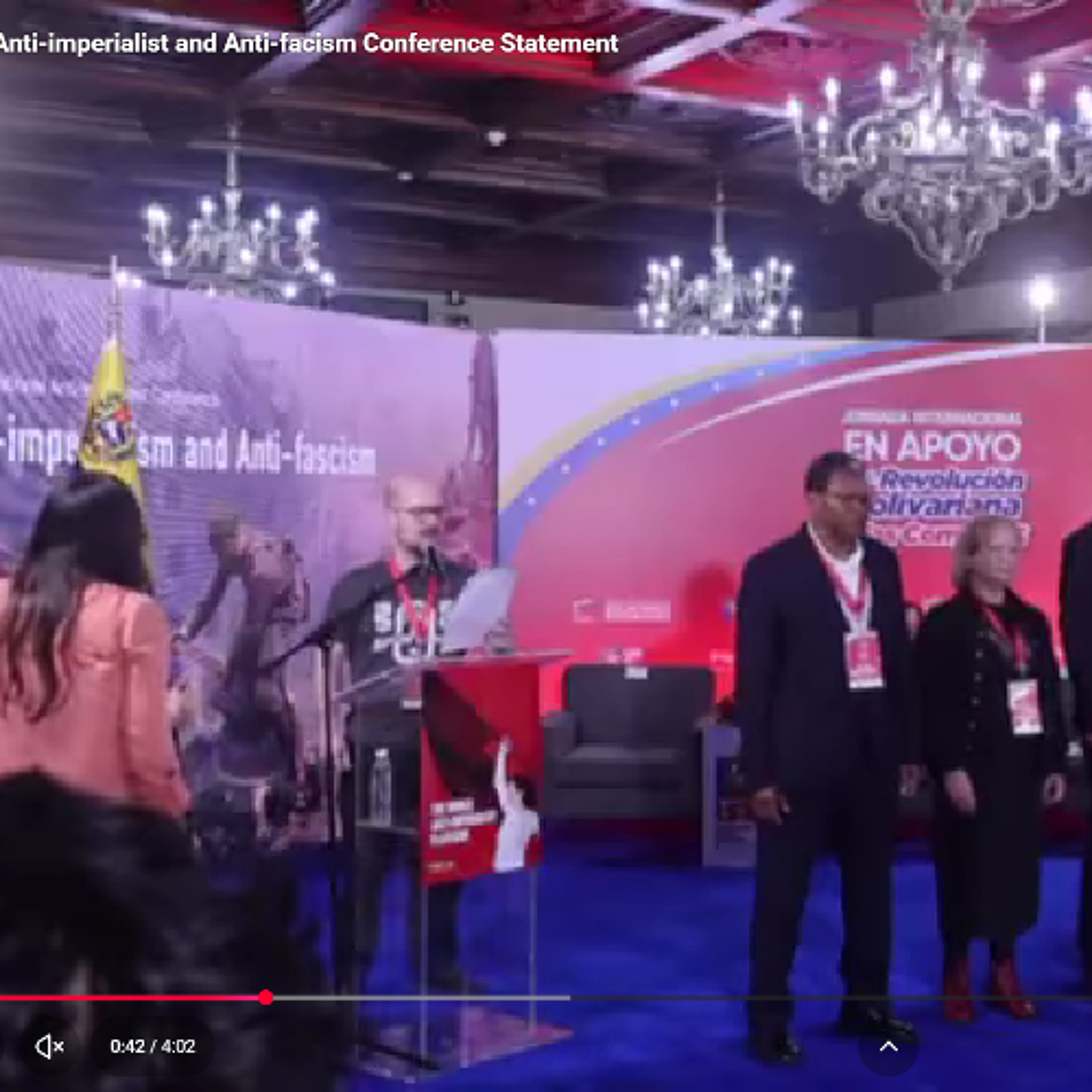 9th Anti-imperialist and anti-facism conference Daniel O'Brien