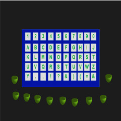 Typing techno instrumental