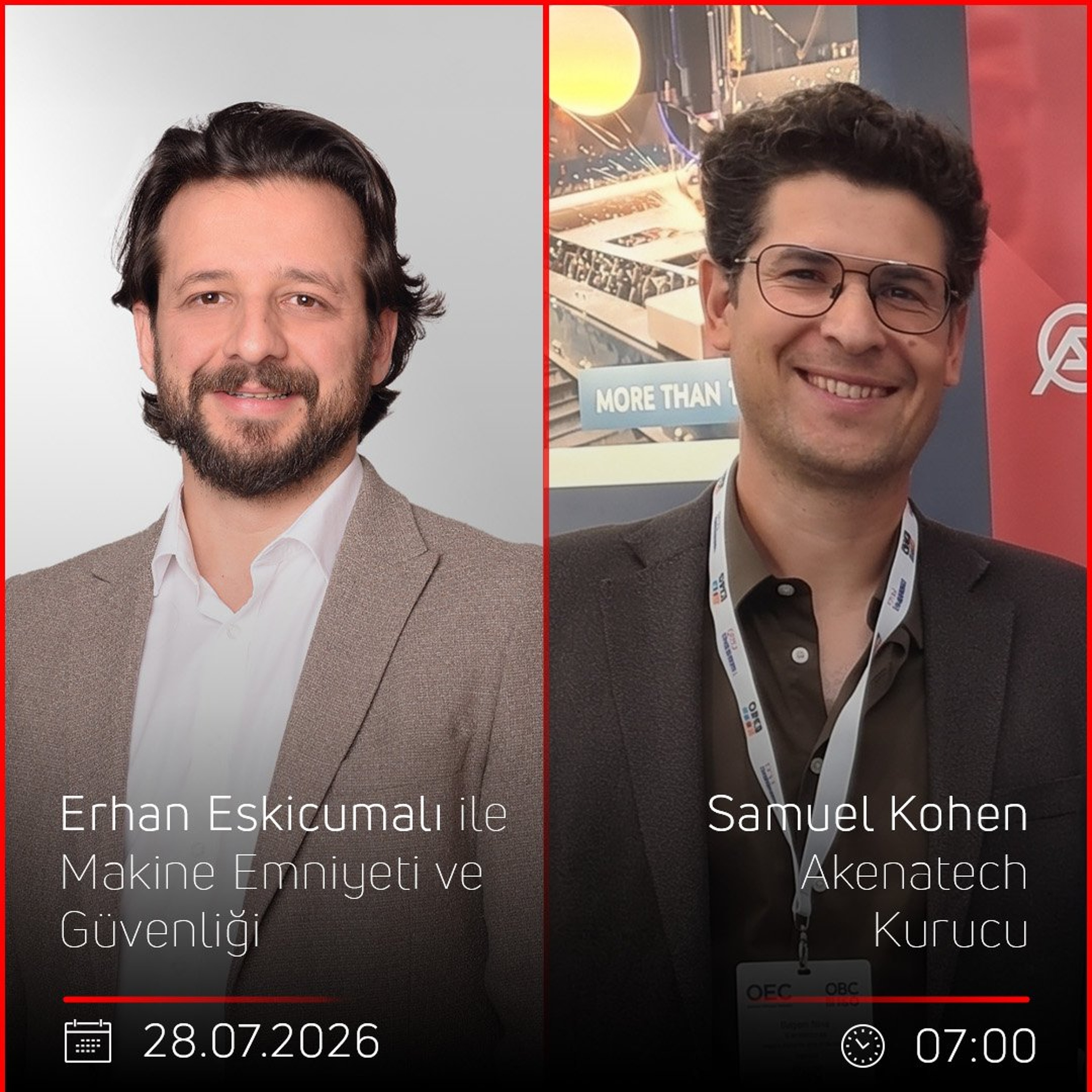 Samuel Kohen – Erhan Eskicumalı ile Makine Emniyeti ve Güvenliği episode artwork
