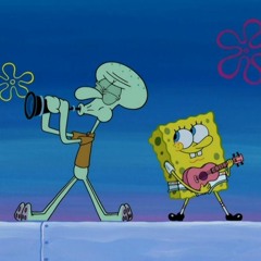 SpongeBob & Squidward - As The World Caves In「AI Song」