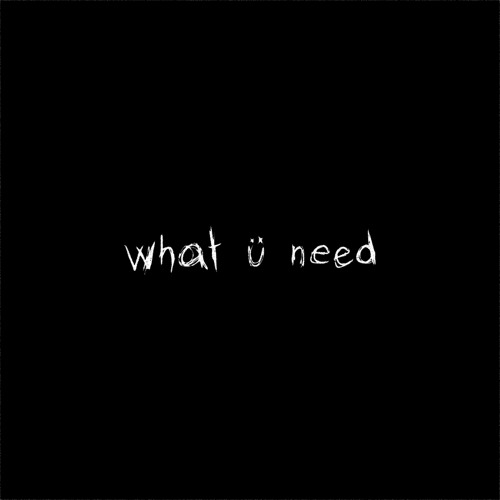what ü need